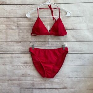 VINTAGE NEW WITHOUT TAGS ATHENA RED BIKINI